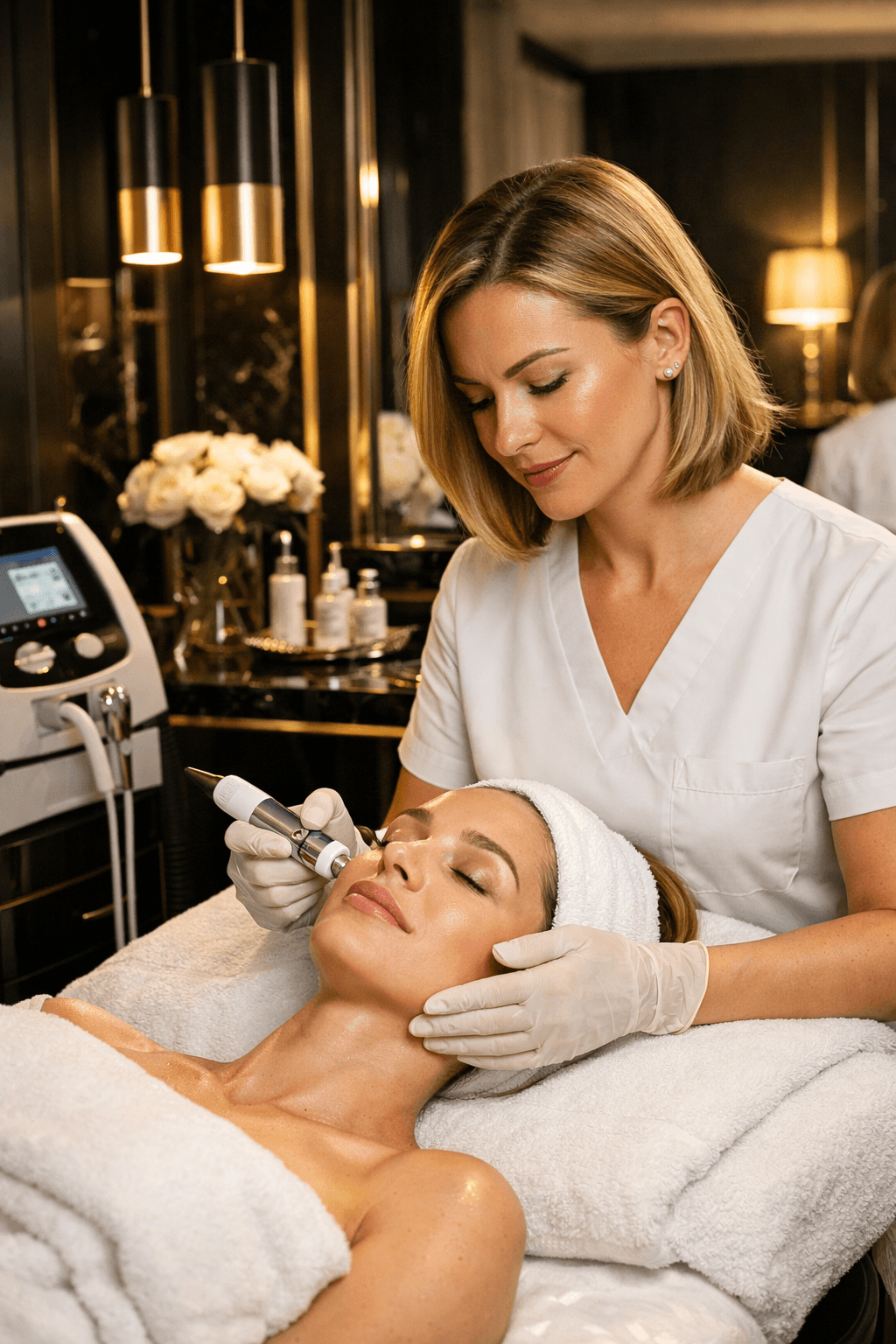 J Luxe Medical Aesthetics treatment room in Hackney, London